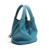 10A Top quality women one shoulder crossbody bag designer handbag Embossed grain cowhide leather tote bucket bags totes