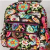 NWT Cartoon Flower School Bag Ryggsäck Travelväska Duffle Bag330B