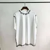 Designer de luxo chaopai clássico novo verão topo inkjet carta impressão solta casal masculino e feminino manga curta na moda camiseta