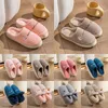 Slippers New Autumn and Winter Couples Plush Shoes Home Indoor Warmth and Anti slip Shoes Women's Floor Cotton Slippers Blue Pink Grey 001