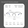 Sonnenbrillen Frames 2024 Ultraleichte Titanlegierung Fashion Double Beam Gläses Marke Design großer Halbrahmen für Männer und Frauen Brille