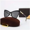 Tom Fords Sunglasses Men Women Brand Grasses Sun Sport Star Celebrity Driving for Ladies Fashion