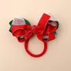 Hair Accessories Born Infant Toddlers Baby Christmas Hairband Nylon Headbands Rings Ribbons Bows Children Girls Dress Headwear