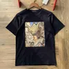 メンズTシャツフランスパリデザイナーコットンブレンドTシャツの手紙印刷されたメンズ女性グラフィックスリーブカジュアルクルーネックティー3xl 4xl 5xl T240223