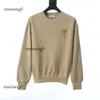 Amis sweater fransız moda tasarımcısı hırka çekme gömlekleri kış erkekleri kadınlar yüksek sokak örgü jumper kapüşonlu ter sweatshirts 80