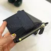 Kort plånbokskorthållare Purse Woman Mens Wallets Designer Coin Purses Zipper Pouch äkta Cowhide Läder Mini Clutch Påsar Top