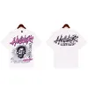 High Street groot los zomer-jeugdmode-T-shirt met korte mouwen voor heren en dames hallo