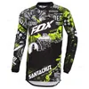 Herren-T-Shirts Rvouei Fox Enduro Motocross Downhill-Anzug BMX Mountainbike Atmungsaktive Hemden Schnelltrocknendes Jersey Maillot Ciclismo Hombre IMI3