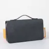 mens wallets single zipper mens wallet high quality black waterproof canvas Long Wallet card holder men handbag with orange box ca292o