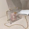 Pvc Clear Jelly Borse per donne Clutch Borse tote borse da donna borse a mano designer carnagra per borse da borsetta sacca