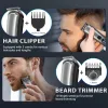 Tondeuses VGR tout en un réglable cheveux tondeuse à barbe pour hommes corps toiletteur électrique rasoir visage nez oreille tondeuse sourcil Rechargeable