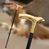 Gold Luxury Eagle Head With Rhinestone Walking Cane Fashion Walking Stick Gentleman Elegant Cosplay Cane Knob Crosier 93cm