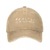 Ball Caps REALTOR I'll Be There For You Cap Cowboy Hat Hip Hop Horse Hats Woman Men's