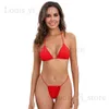 Costume da bagno donna 2024 Nuovo bikini con lacci Costume da bagno donna sexy tinta unita diviso buona vendita T240222