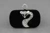 رنين جديد الماس Fox Flannelette Bag حقيبة حقيبة يد راينستون حقيبة المأدبة الراقية حقيبة أزياء حقيبة اليد حقيبة اليد