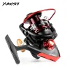 Roubles Yumoshi Fishing Reel 5.5: 1 Tous-bobine de bobine en métal bobine en acier inoxydable Poigne de ligne de pêche à la bobine salée accessoires 12bb