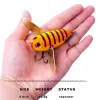 Leurres appâts artificiels leurres pour Kit de goût de pêche Surfaces simulées abeille route sous-poisson insecte faux 5.8Cm 12.5 g/pièce 5 pièces/boîte