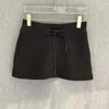 Jupes trapèze sportives à lacets pour femmes, douces, à la mode, loisirs, Mini taille élastique, haute rue, Style américain pour jeunes, été