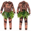 Pistolety 3PCS Moana Maui Tattoo T Shirt+Pants Halloween dla dorosłych męskie kostium cosplay zabawne stroje Halloween