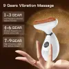 Enheter elektriska ansiktslyftningsanordningsuppvärmning vibration massager bian sten skrapa brädet massager antiwrinkles hudföryngring