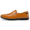 LUODENGLANG Premium Leather Mens Casual Shoes That Can Be Easily Worn While Driving. These Loafers Are Lightweight and Breathable