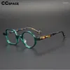 Sunglasses R49307 Lady Trend Asymmetrical Acetate Reading Glasses Men High Quality Retro Optical Presbyopic Eyewear Dioptric 50- 300