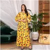 Basic Casual Jurken Arabische Dubai Hijab Jurk Voor Vrouwen Groen Ramadan Eid Jalabiya Mode Moslim Marokkaanse Kaftan Turkije Islamitische C Dhnme