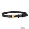 ceinture designer ceinture ceintures silencieuses pour femmes hommes ceinture en cuir véritable 2,5 cm largeur de haute qualité styles multiples avec boîte sans boîte en option