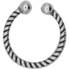 925 sterling zilveren ring eenvoudige ketting streep weg ronde kraal opening aanpassing stapelen met sieraden accessoires3013