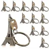 50 pçs paris torre eiffel forma chaveiro novidade gadget trinket lembrança presente de natal chaveiro 240219