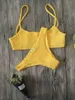 Women's Swimwear Triangle Bikini_ 2019 swimsuit sexy pleated Triangle Bikini T240222