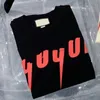 T-shirt da uomo di lusso firmate tee abbigliamento Camicie stampate da lettera Manica corta da uomo Designer di marca di moda Top T-shirt Maglione da donna grande Taglia asiatica S-6XL