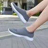 Tiosebon maschile comode scarpe a piedi morbide a maglia a maglia con scarpe sportive leggere a un passo medio -ampio M361