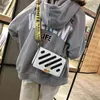 Small Square Women Stripe High-capacity Shoulder Bag Fashion Women's Leisure Messenger Handbag G220422253a