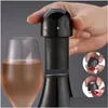 Outils de bar Cuisine Mini bouchon de vin scellé étanche bulle bouchon de champagne rotatif garder les bouchons de bouteille de vins frais livraison directe Hom Dhgxf