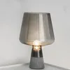 Nordic Cement table lamp Glass lampshade Home Decor Bedroom Bedside Light fixture Modern Living room Study desk lamp Luminaires