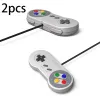 Manettes de jeu Contrôleur de jeu USB Contrôleur filaire Manette de jeu Contrôleur de manette pour Nintendo SNES Manette de jeu pour Windows PC Microsoft Game