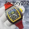 Richasmiers Watch YS Top Clone Factory Watch Automatyczne zegarek z włókna węglowego RM011AO Elite Zongweiwr91