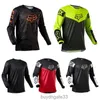 UMC9 Camisetas masculinas Fox Speed Drop Mens manga comprida off road motocicleta corrida terno camiseta mountain bike ciclismo top respirável e de secagem rápida