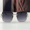 Роскошные дизайнерские мужские солнцезащитные очки с линзами ромбовидной огранки. Фирменный дизайн. Пикадилли, нерегулярные безрамочные линзы золотого цвета UV400 01043151.