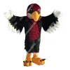 Costume de mascotte d'aigle mignon, tenue de fête fantaisie d'halloween et de noël, tenue de carnaval unisexe pour adultes, de qualité supérieure