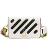 Small Square Women Stripe High-capacity Shoulder Bag Fashion Women's Leisure Messenger Handbag G220422252r