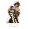 Keychains Anime Genshin Impact Venti Xiao Cosplay Acrylic Game Figure Zhongli Nahida Stand Model Toy Plate Desk Decor Prop Fans Gift