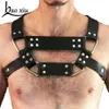 Ceintures Vintage Hommes Bondage En Cuir Gothique Cowboy Poitrine Haut Soutien-Gorge Fétiche Sangles Harnais Femmes Harajuku Corps Bretelles Accessoire264c