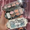 Flower Knows Swan Ballet Eyeshadow Delicado Matte Brilho Shimmer À Prova D 'Água 6 Cores Glitter Sombra Paleta Beleza Cosméticos 240220