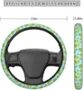 Coprivolante carino avocado elasticità antiscivolo accessori per auto protezione universale da 15 pollici