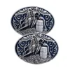 2 pièces hommes Style rétro baril course Cowboy Western boucle de ceinture accessoire 12690