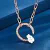 Collana di design di gioielli di design per donna, gioielli di lusso, collana di unghie, collane con ciondolo, San Valentino, regalo di Natale per le donne