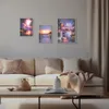 Anime led bela cidade visão noturna luz paintinghd imagem n moldura usb plug escurecimento romântico casa decorações lâmpada 240220