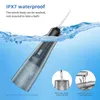 LISM Monddouche USB Oplaadbare Water Flosser Draagbare Tandheelkundige Waterstraal 310ML Watertank Waterdichte Tanden Cleaner 240219